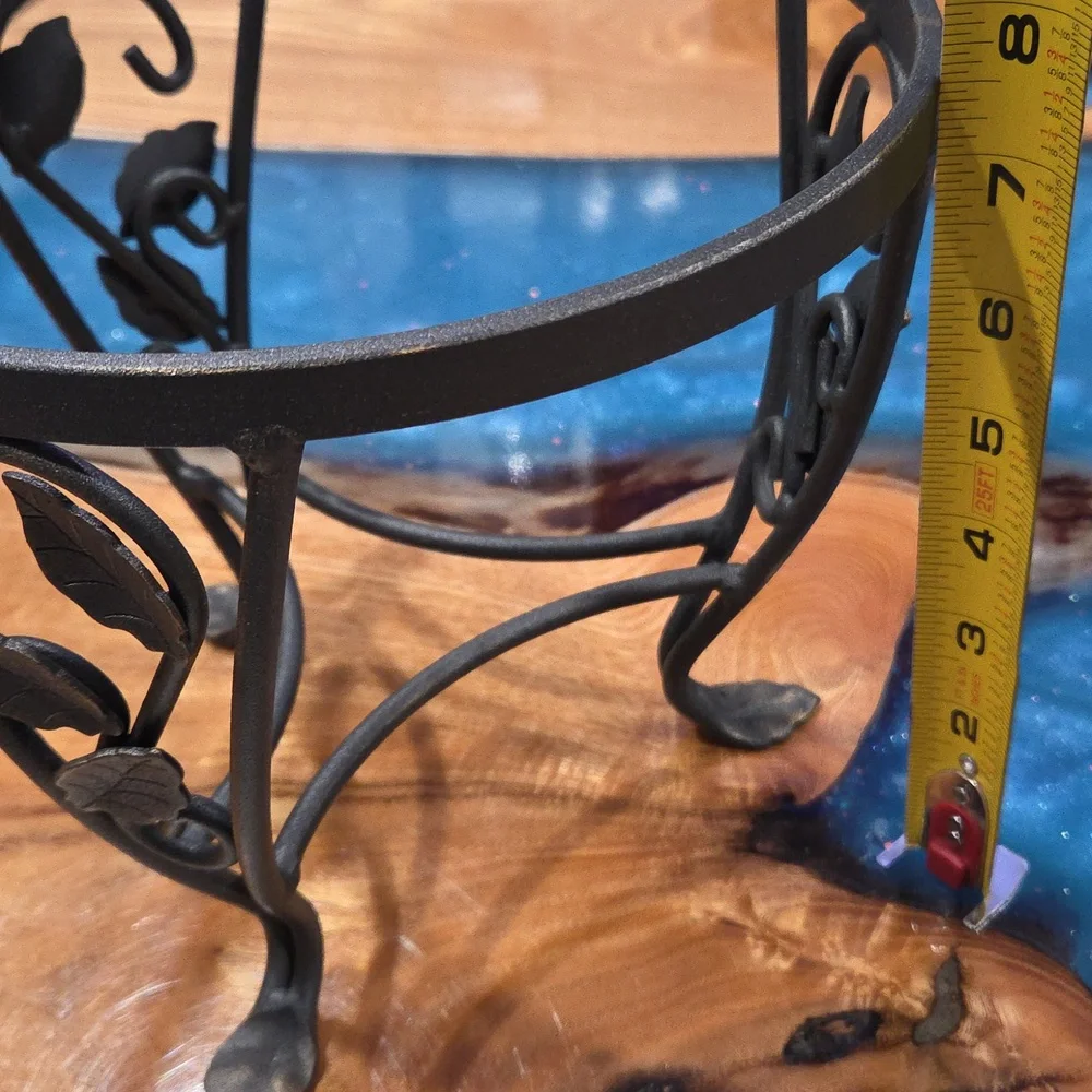 Longaberger Wrought Iron Plant Stand - Black - Picture 5 of 5
